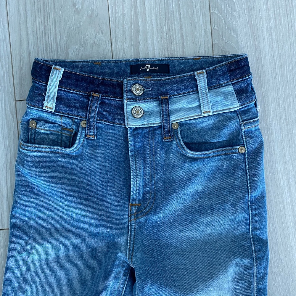 NWOT 7 For All Mankind 2-Tone Jeans